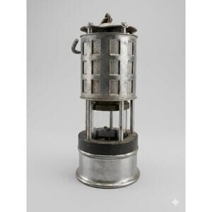Vintage Koehler No. 209 Permissible Flame Safety Lamp / Coal Miner’s Lantern
